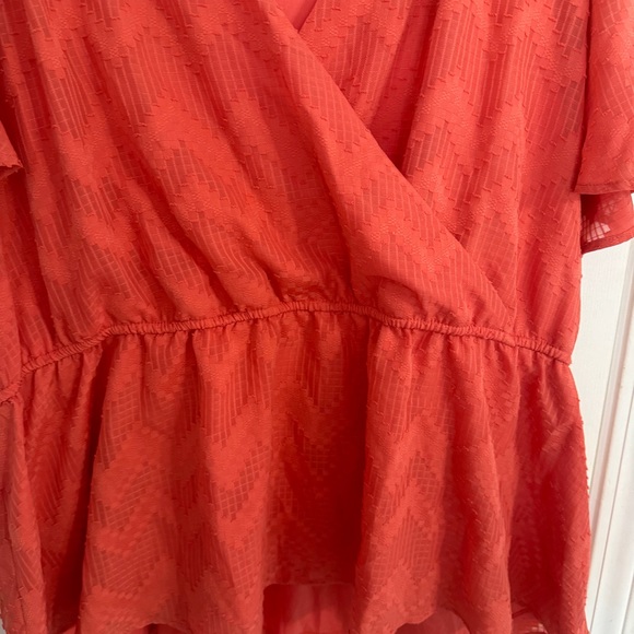 Plus Cinched Waist Blouse - Picture 3 of 5